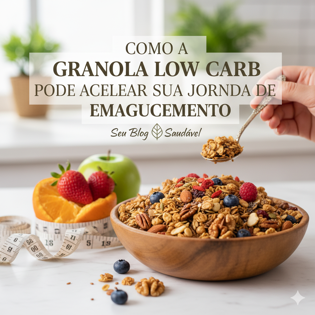Como a granola Low carb pode acelerar sua jornada de emagrecimento - Chiva Fit