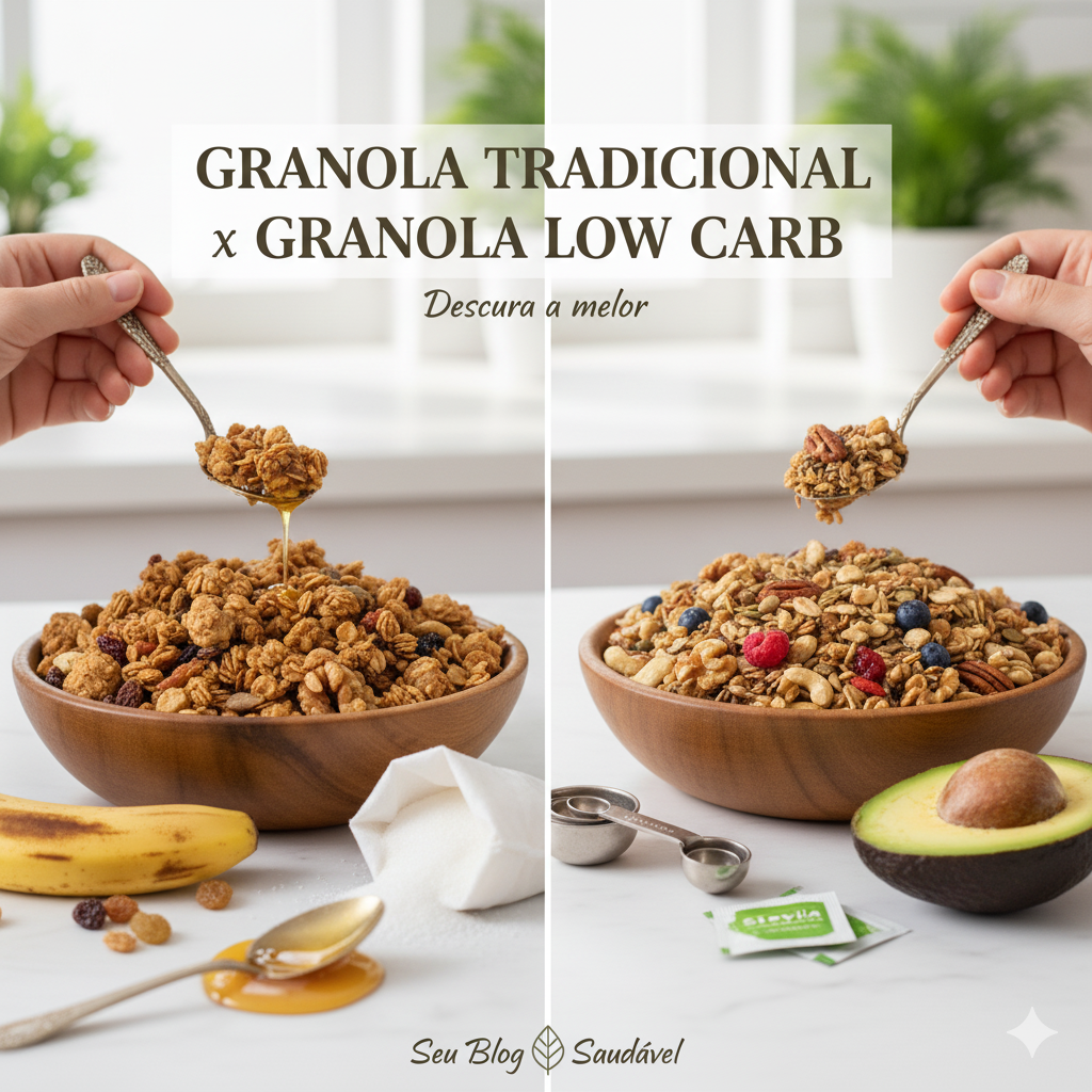 Granola tradicional x granola low carb: descubra a melhor - Chiva Fit