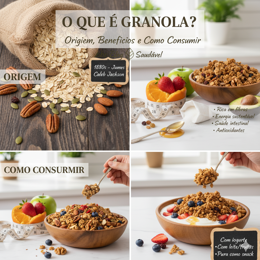 O que é granola? Origem, benefícios e como consumir