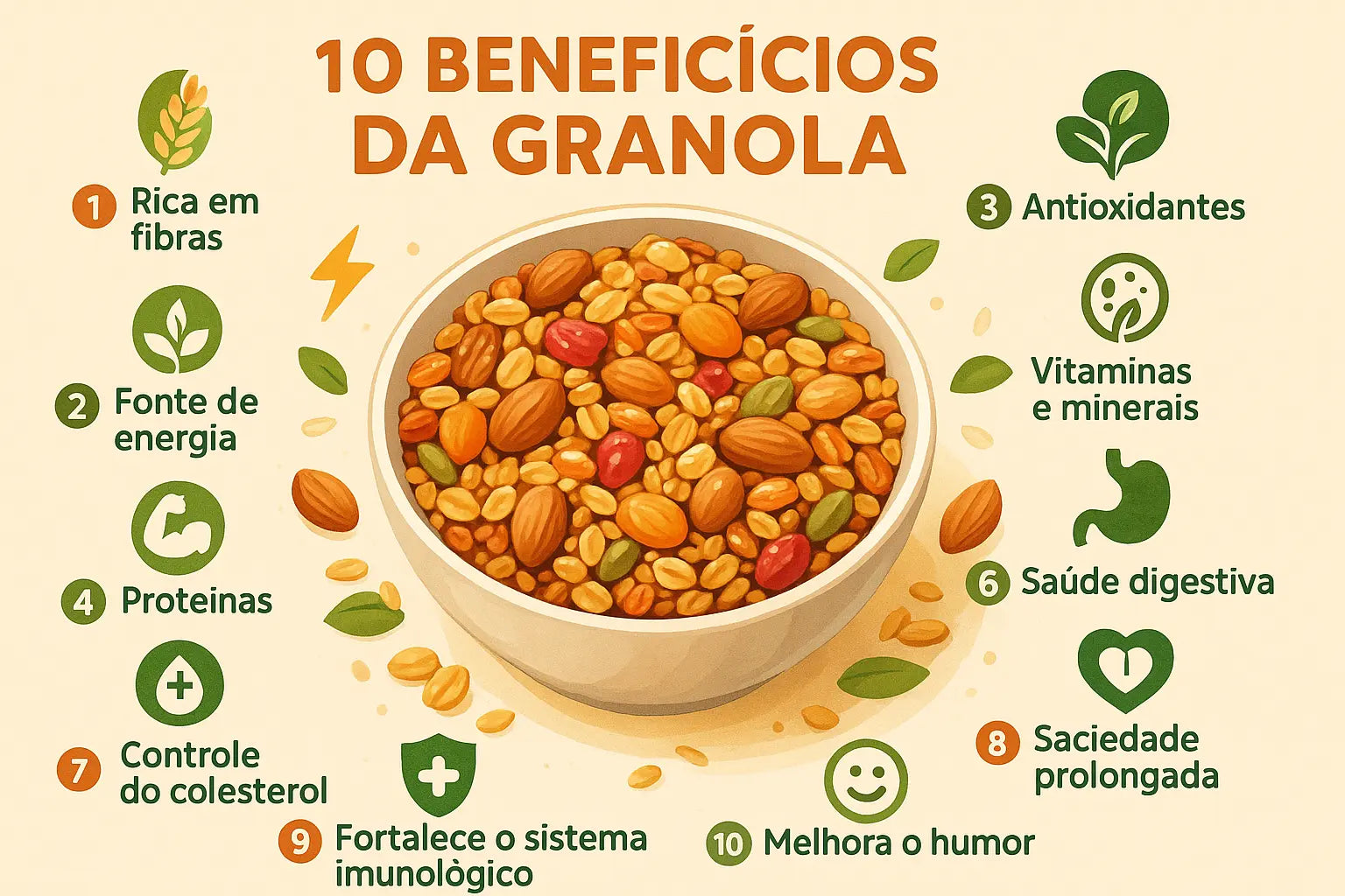 10-benefícios-da-granola Chiva Fit