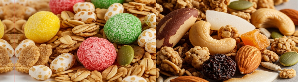 Granola industrializada vs artesanal: entenda as diferenças