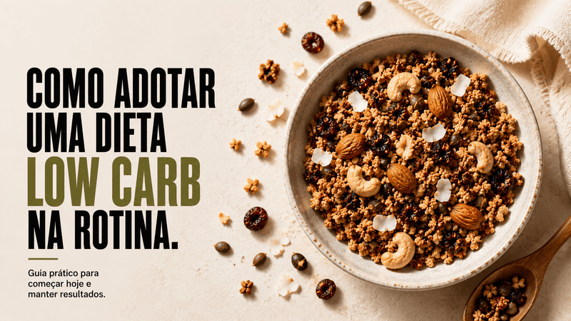Como adotar uma dieta low carb na rotina: guia prático para começar hoje