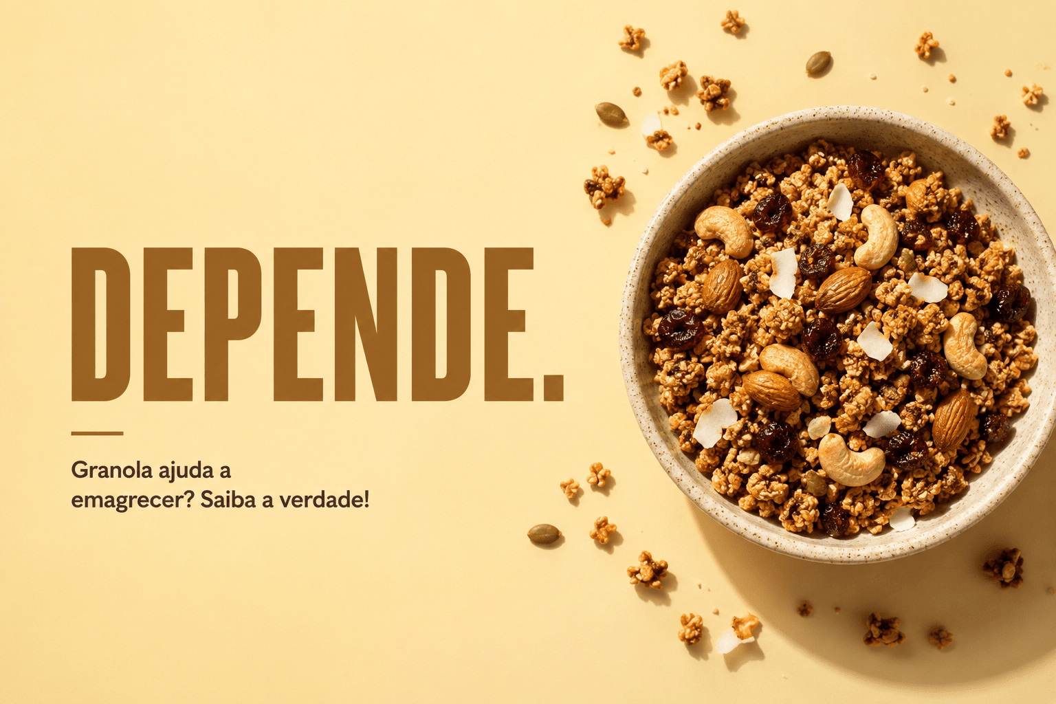 Granola ajuda a emagrecer? Veja como escolher a certa
