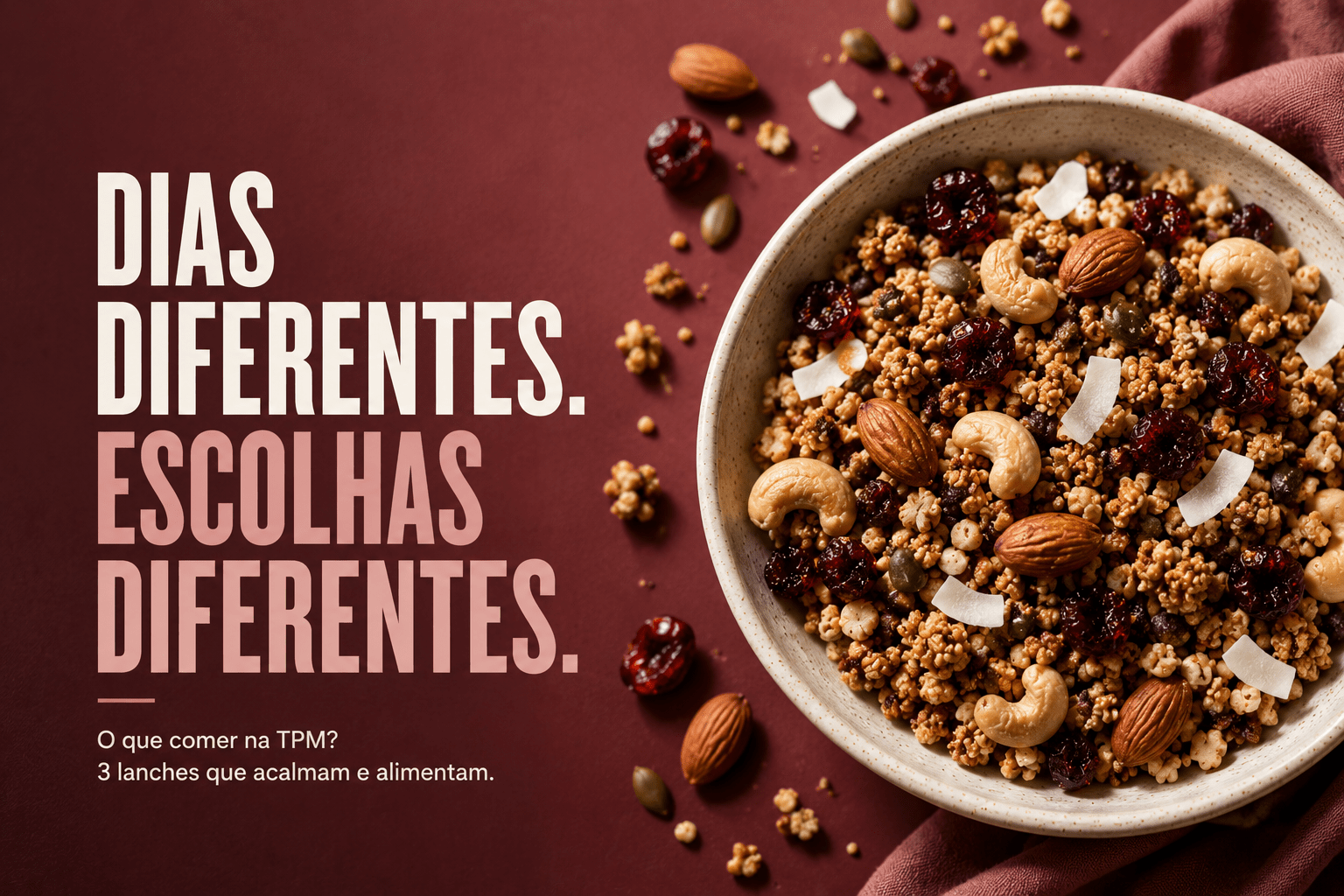 O que comer na TPM? 3 lanches que acalmam e alimentam