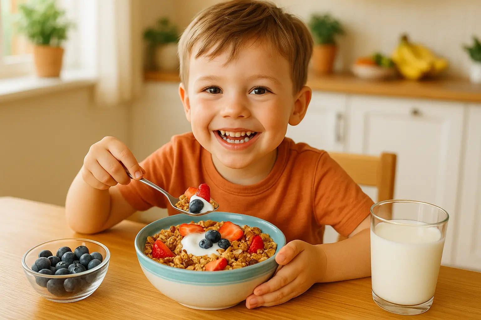 Criança-pode-comer-granola Chiva Fit