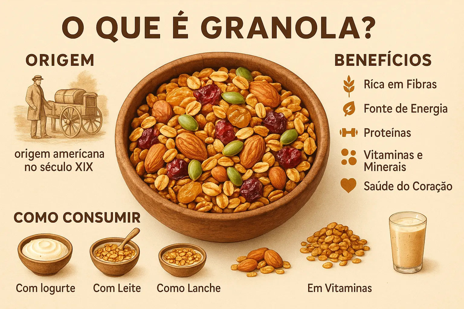 O-que-é-granola-Origem-benefícios-e-como-consumir Chiva Fit