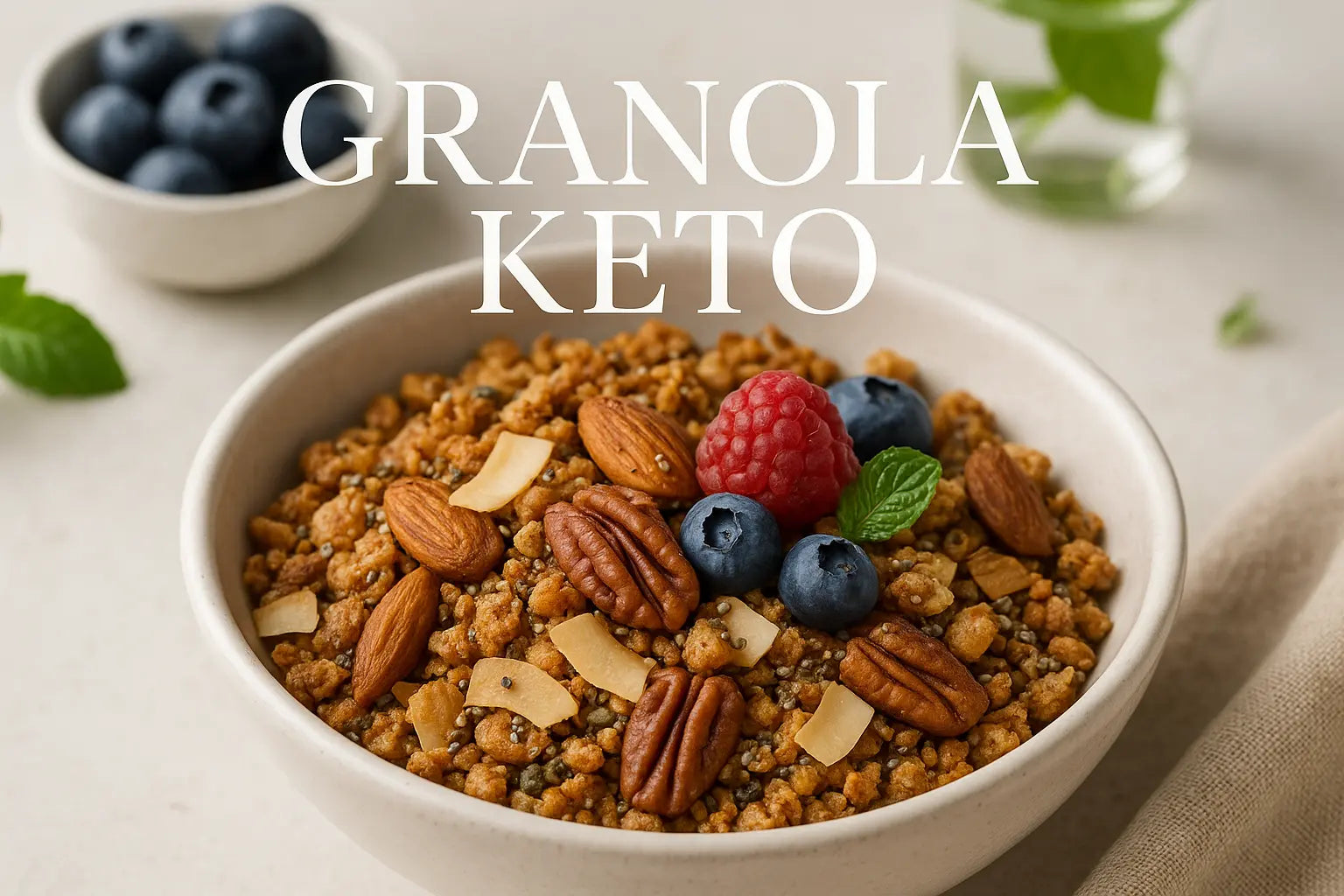 Granola-Keto-A-melhor-opção-para-um-café-da-manhã-saudável Chiva Fit
