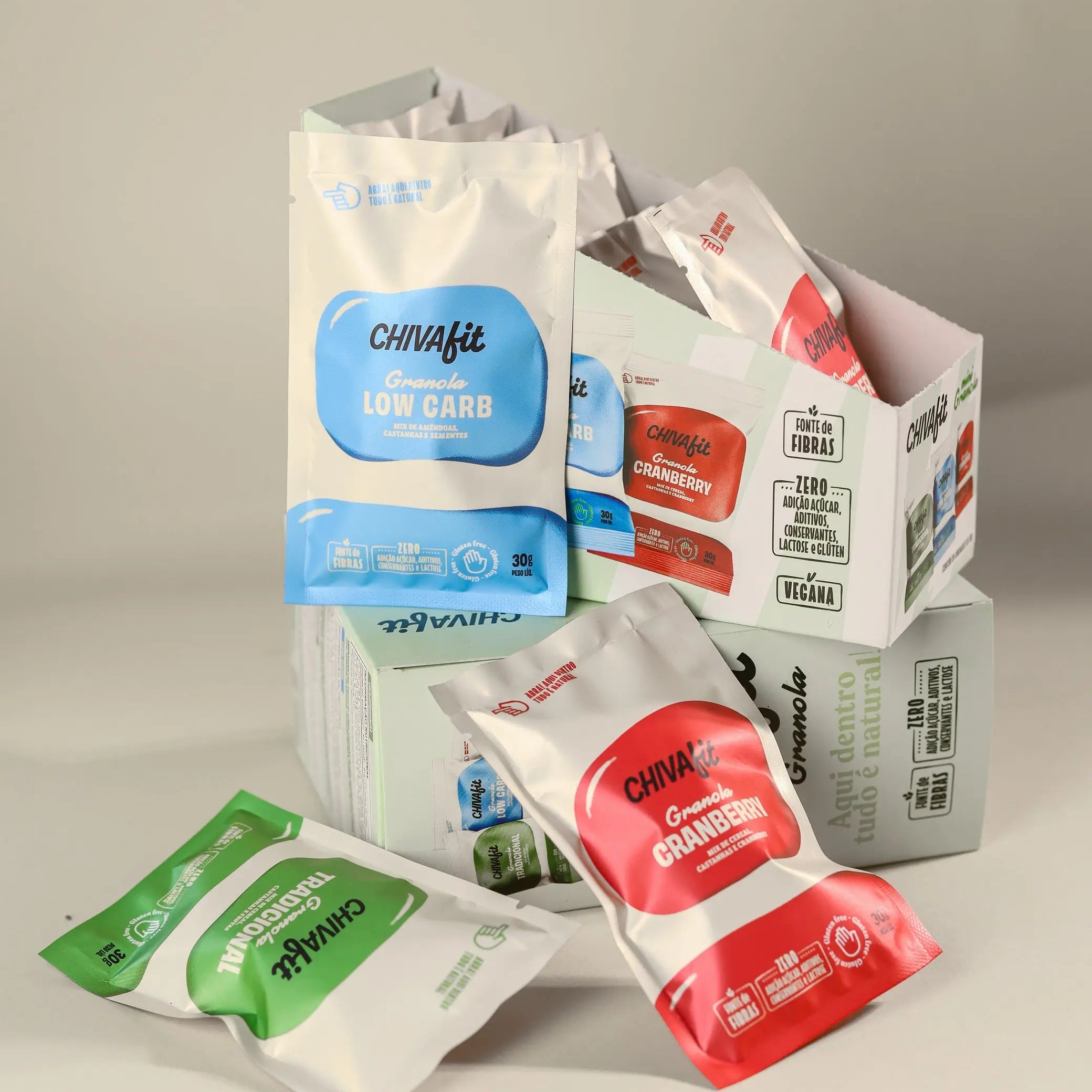 Caixa Mini Chiva – 9 Unidades 30g - Chiva Fit