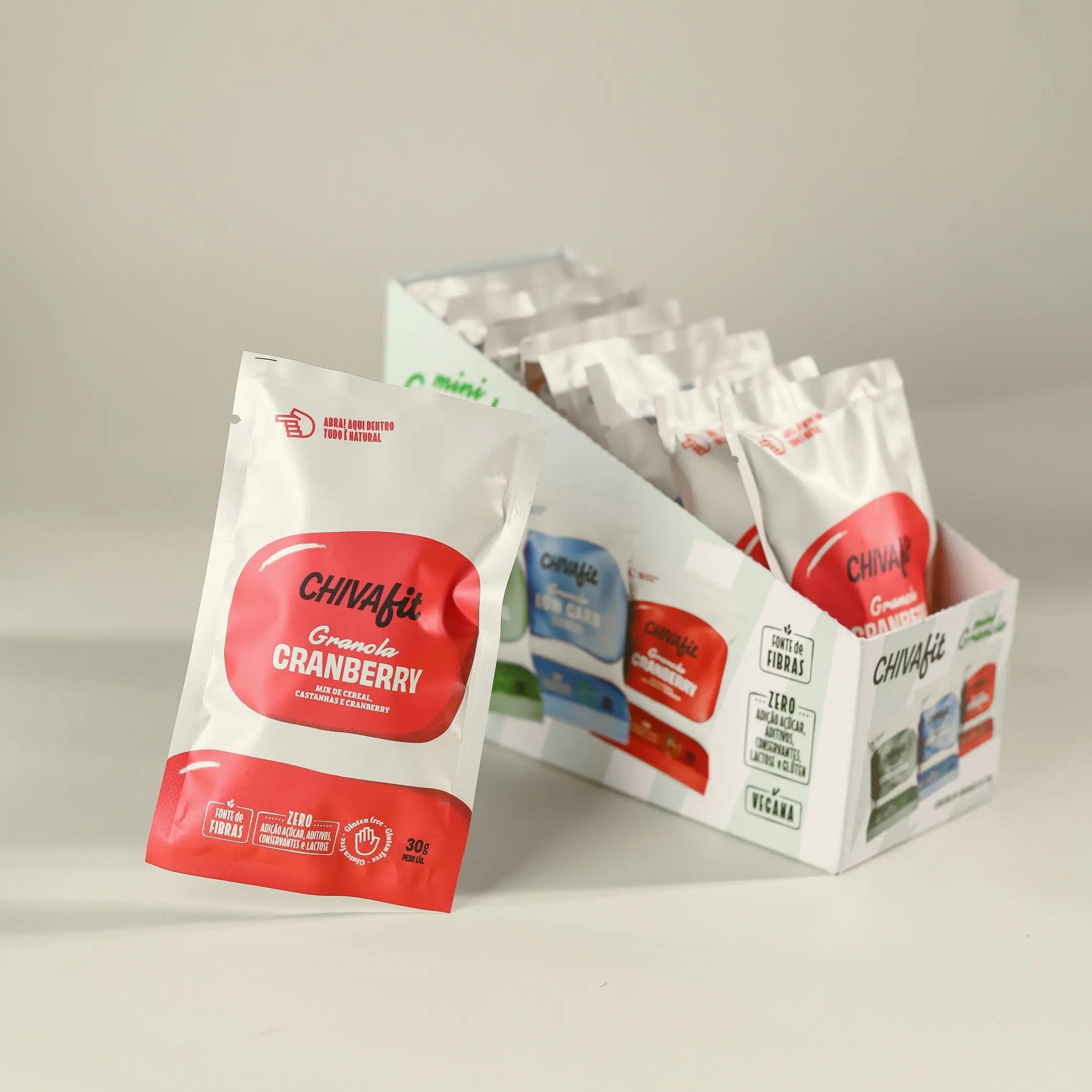 Caixa Mini Chiva – 9 Unidades 30g - Chiva Fit