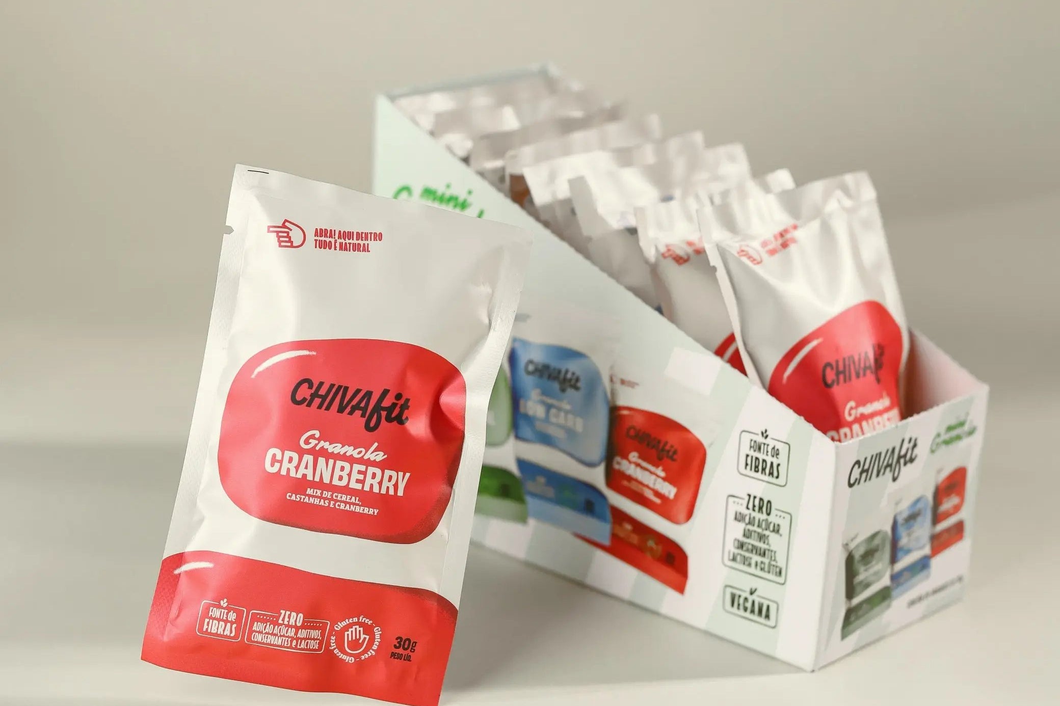 Caixa Mini Chiva – 9 Unidades 30g - Chiva Fit