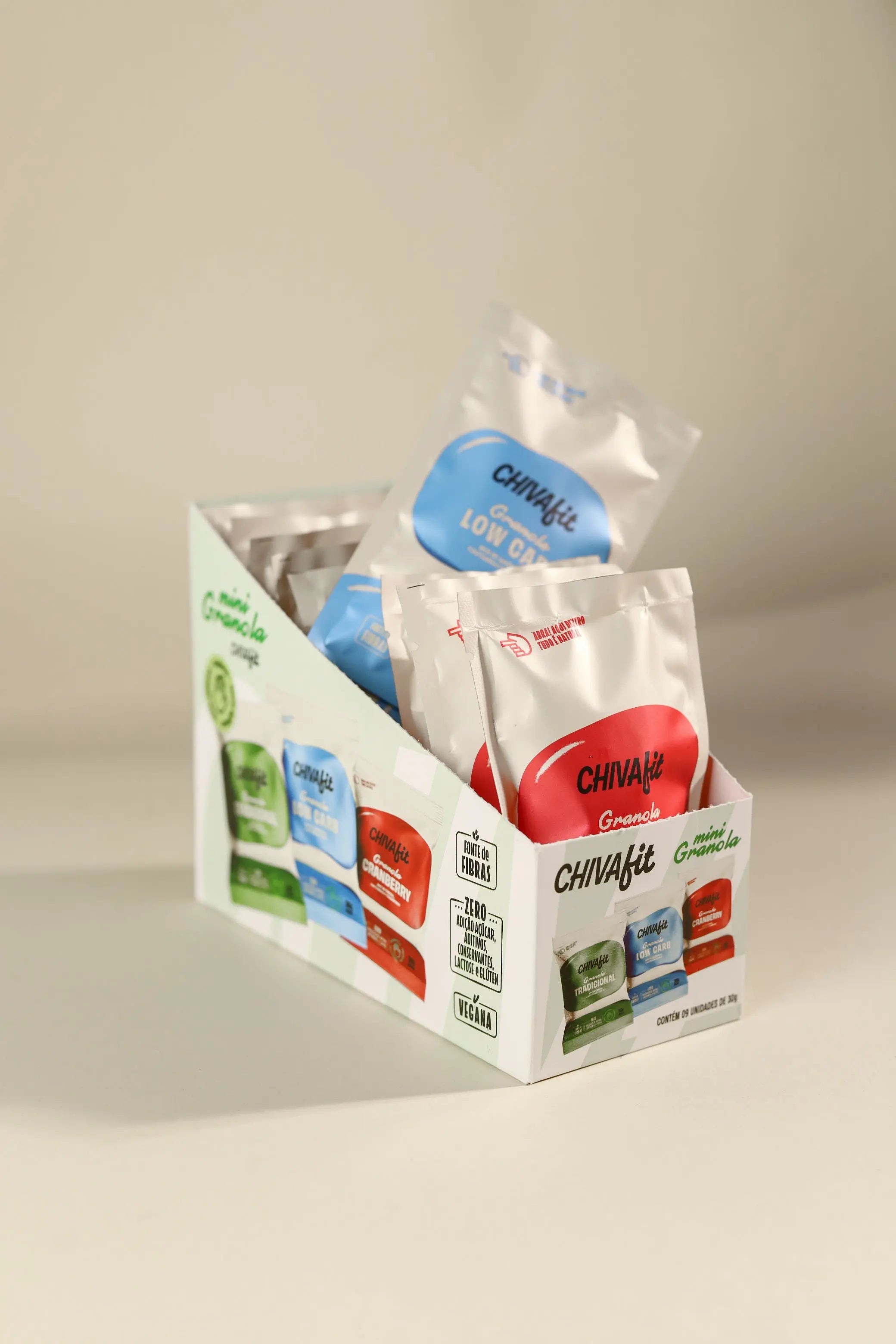 Caixa Mini Chiva – 9 Unidades 30g - Chiva Fit