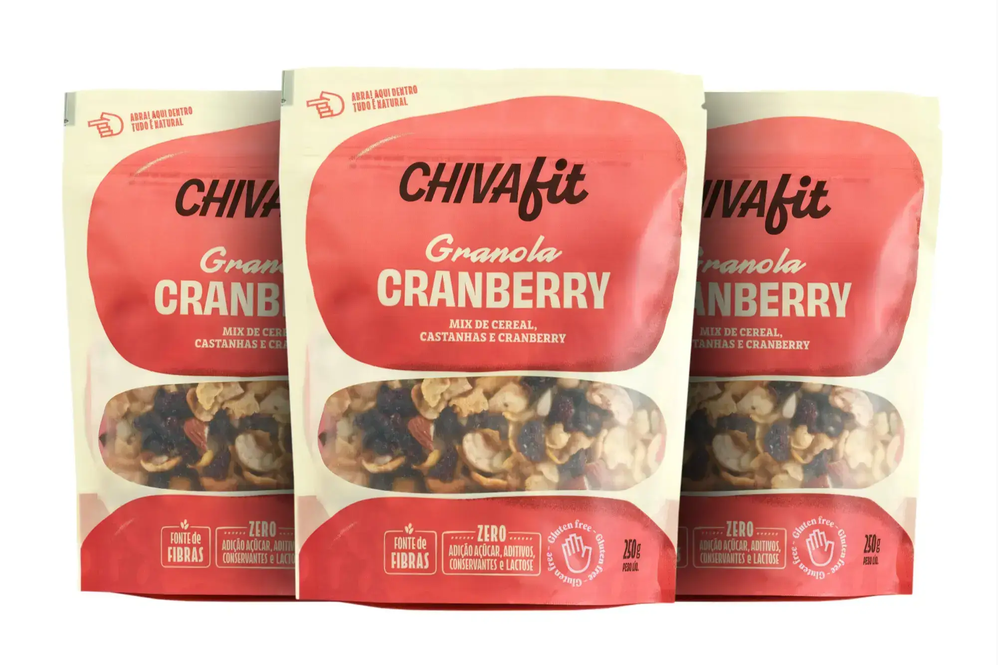 Combo Granola Cranberry - Chiva Fit
