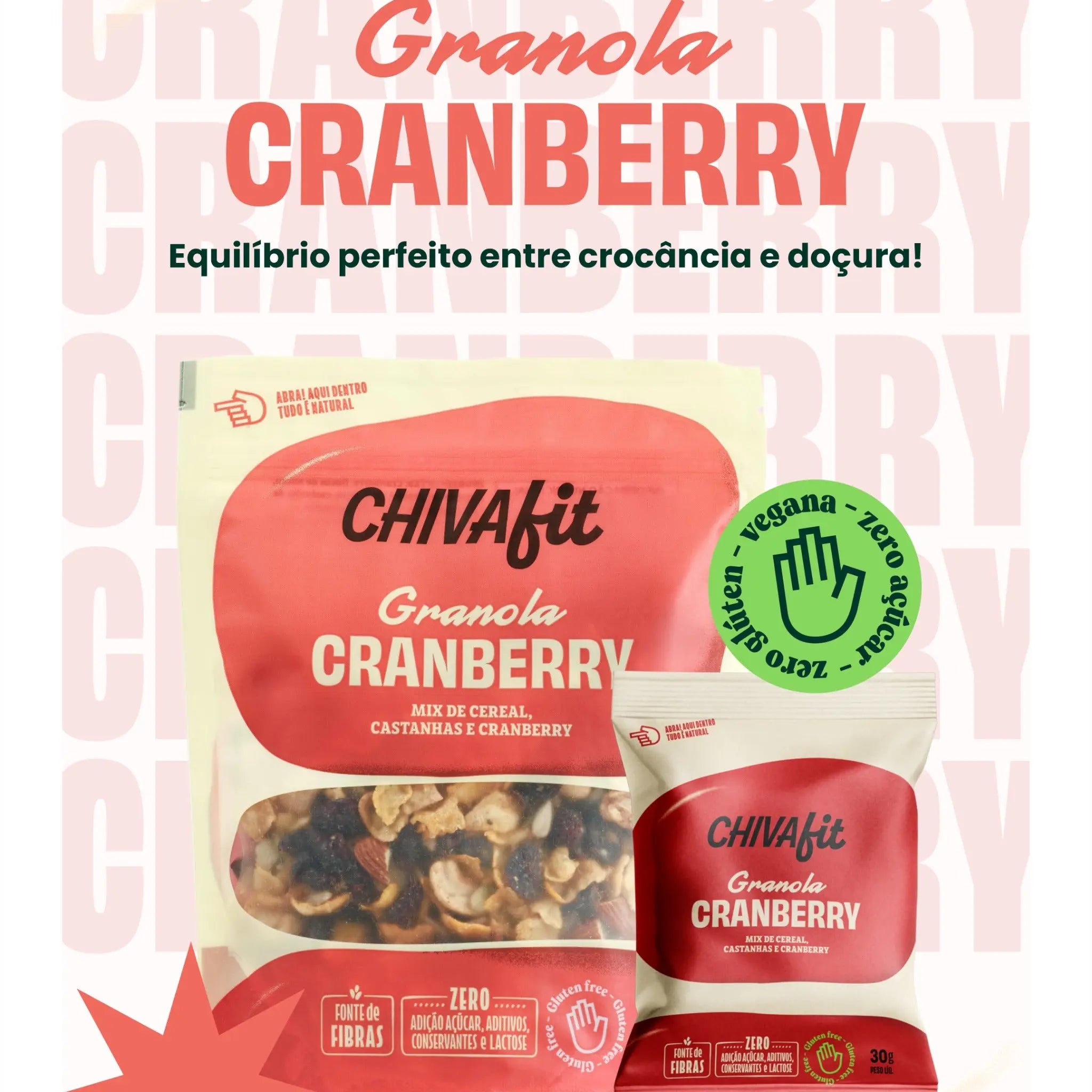 Combo Granola Cranberry Chiva Fit