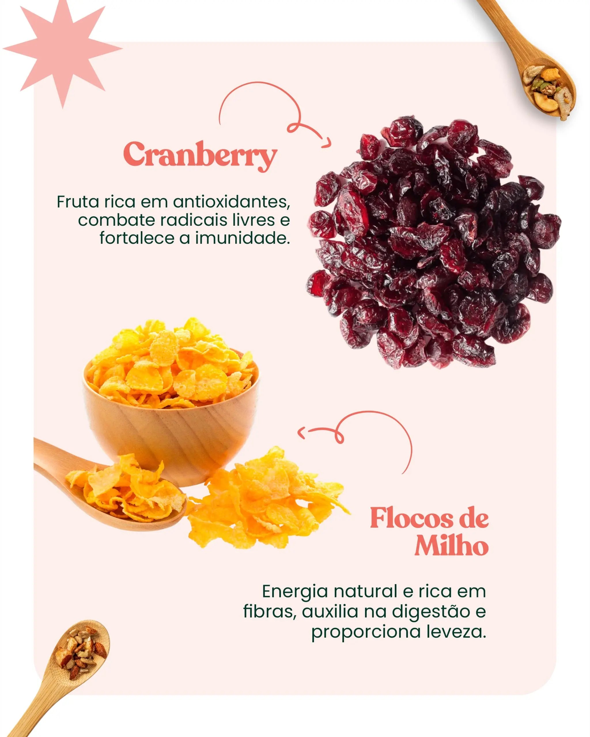 Combo Granola Cranberry Chiva Fit