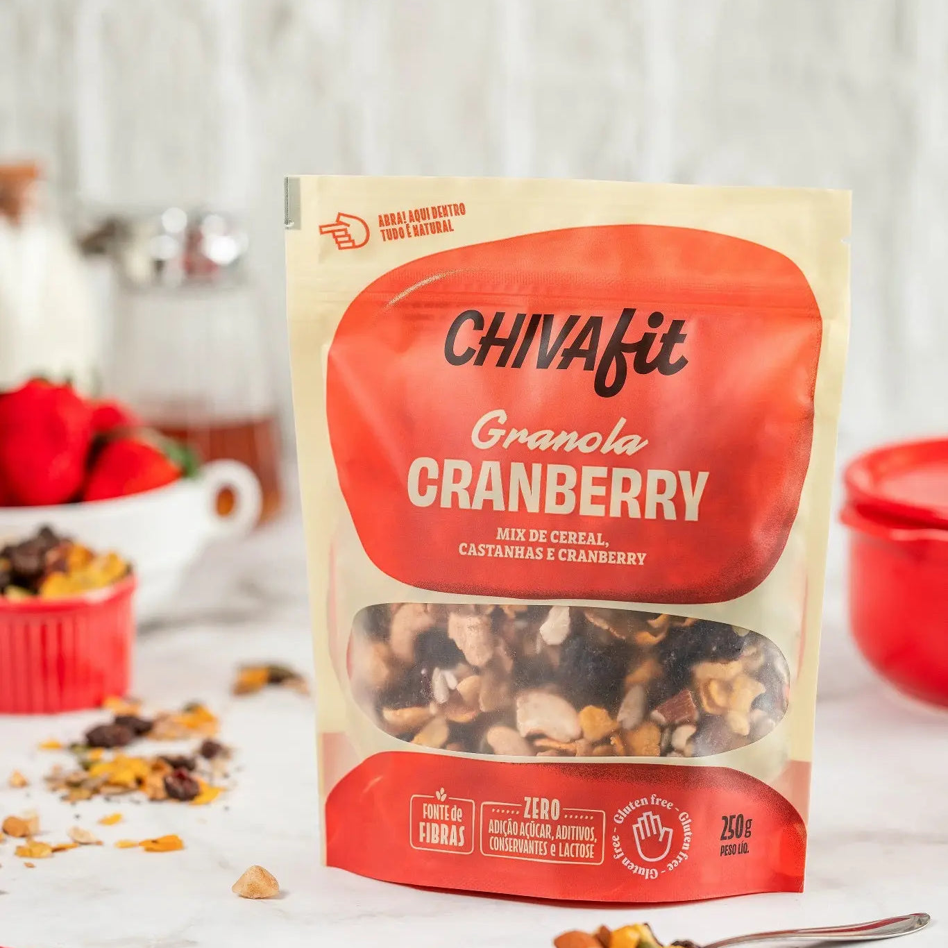 Combo Granola Cranberry Chiva Fit