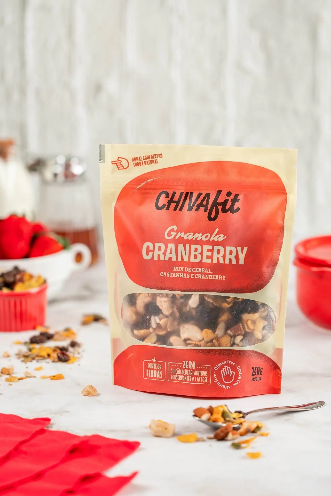 Combo Granola Cranberry Chiva Fit