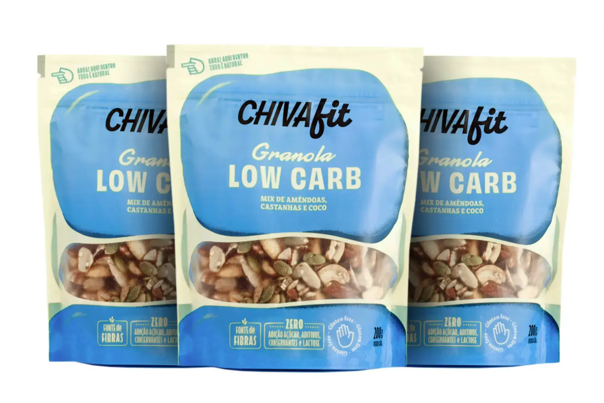 Combo Granola Low Carb - Chiva Fit
