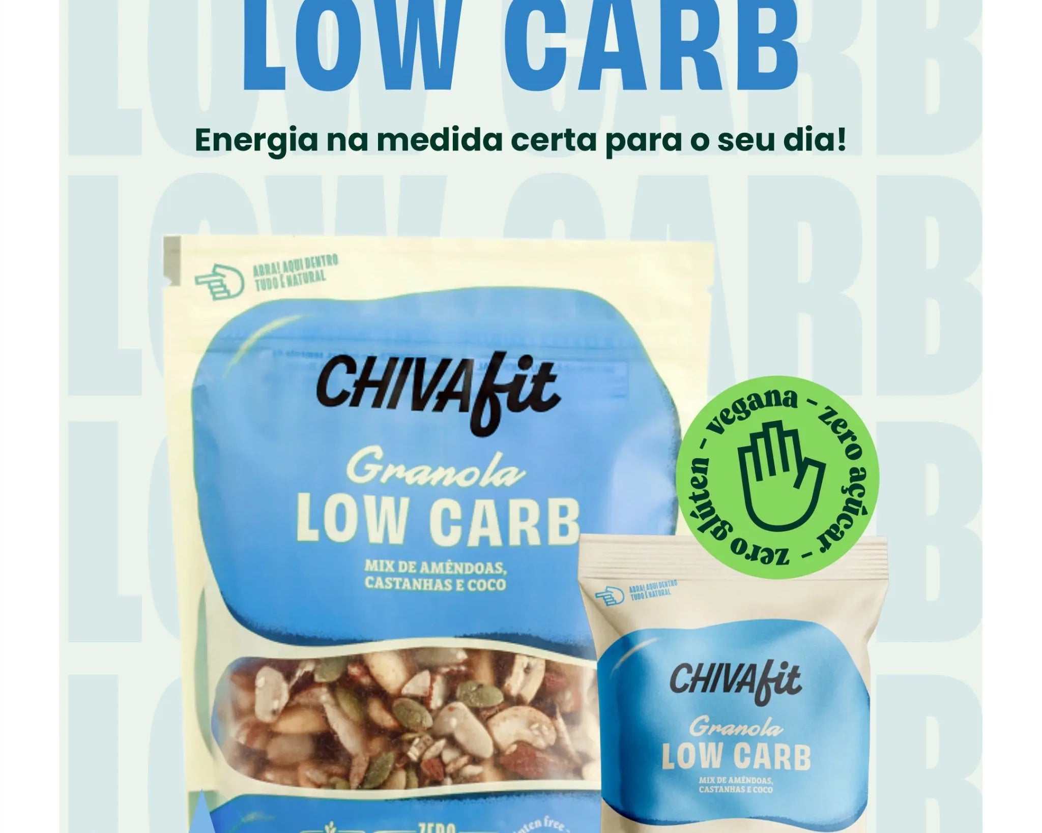 Combo Granola Low Carb Chiva Fit