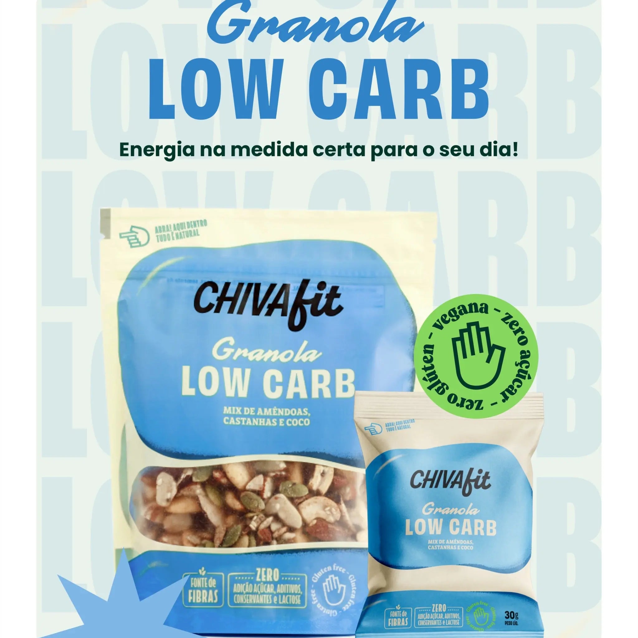 Combo Granola Low Carb Chiva Fit