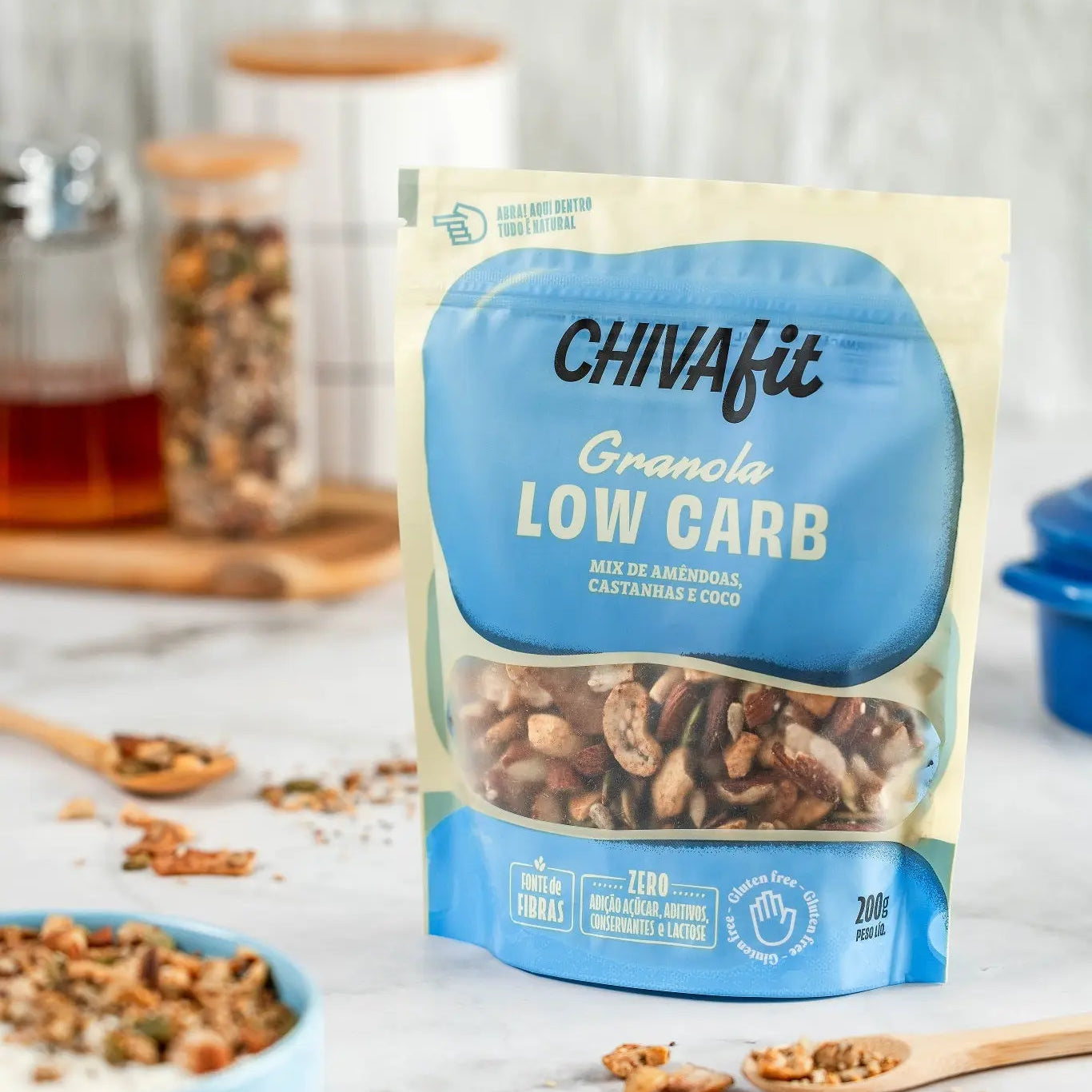 Combo Granola Low Carb Chiva Fit