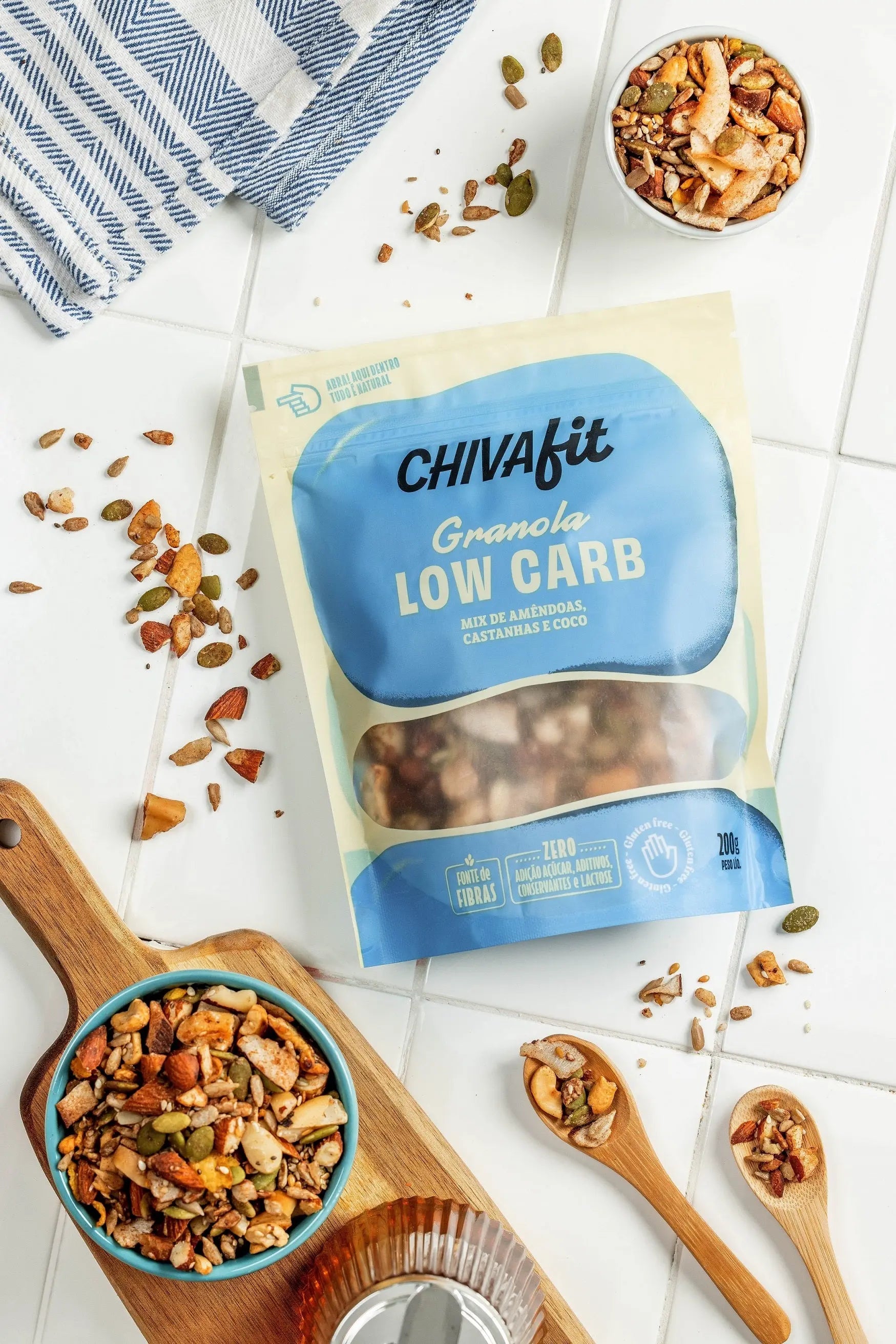 Combo Granola Low Carb Chiva Fit