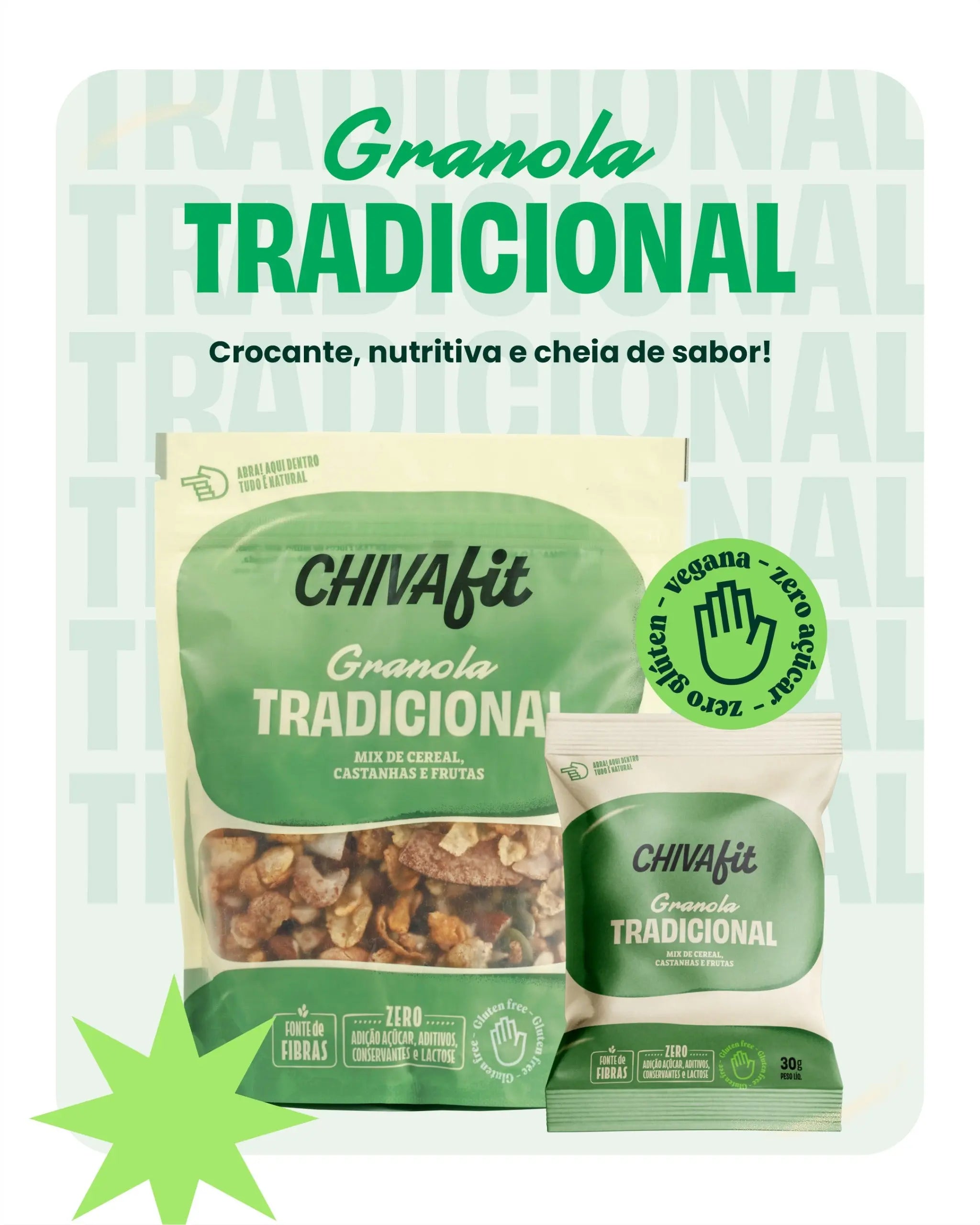 Combo Granola Tradicional Chiva Fit