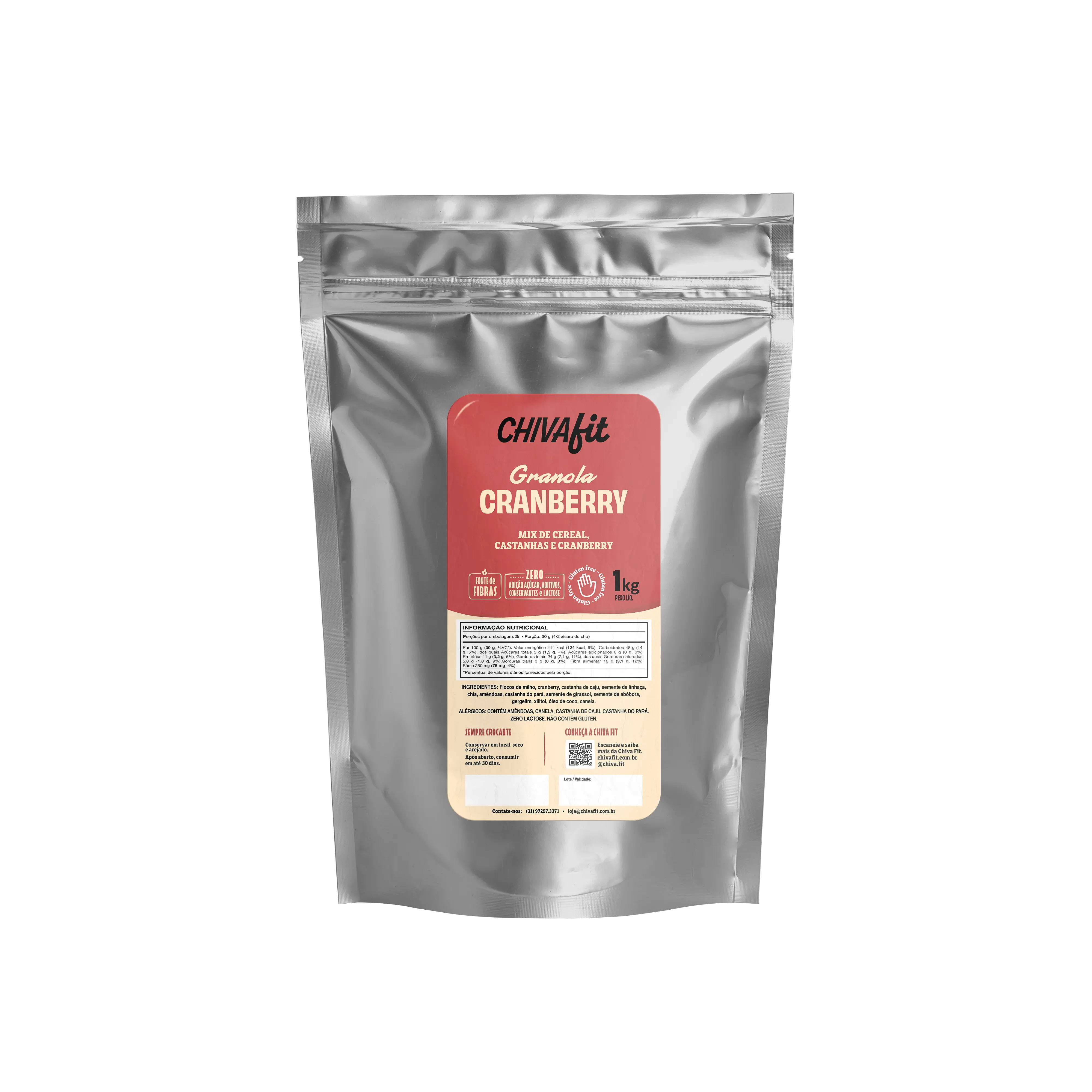 Granola Cranberry - 250g Chiva Fit