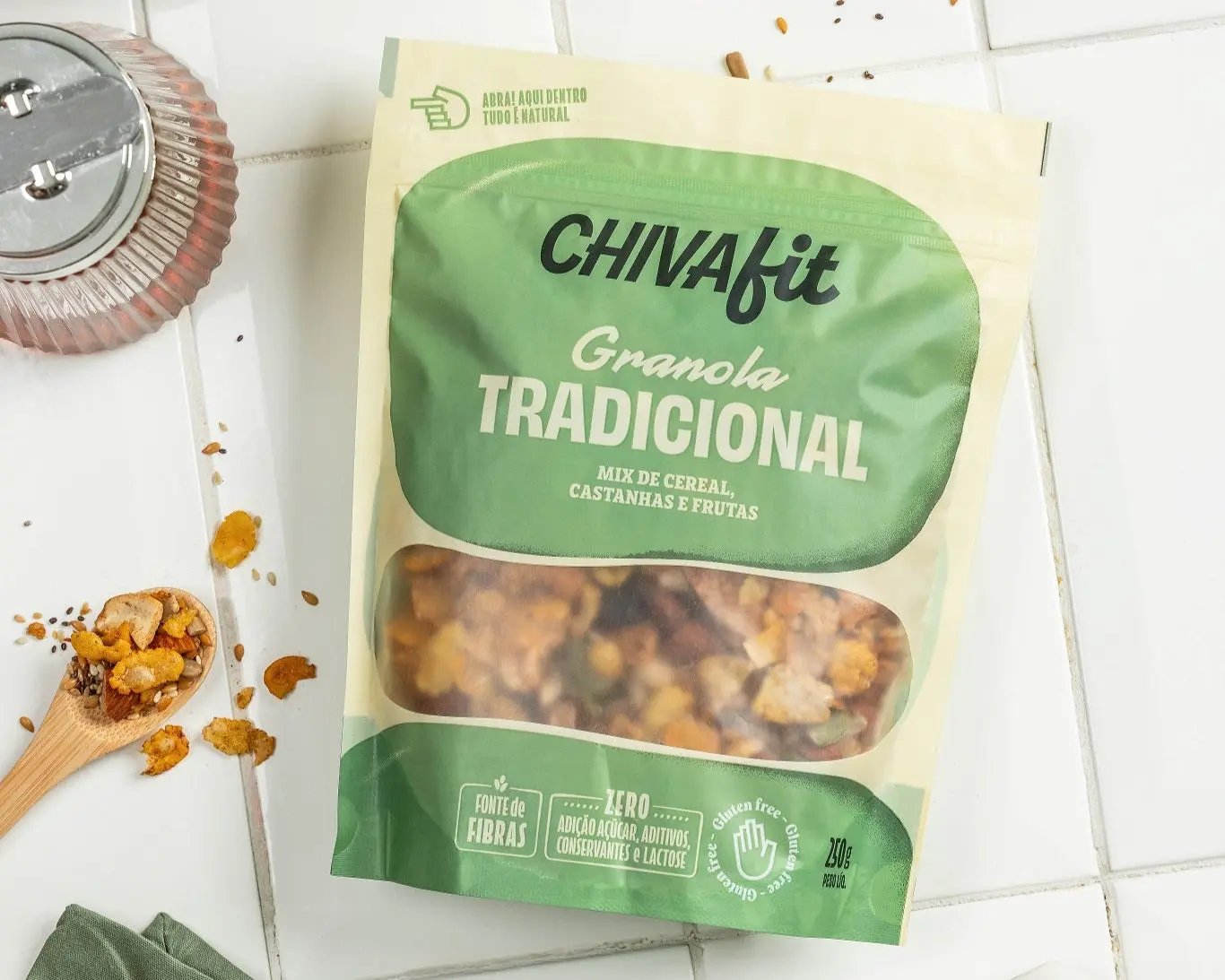 Granola Tradicional - 250g - Chiva Fit