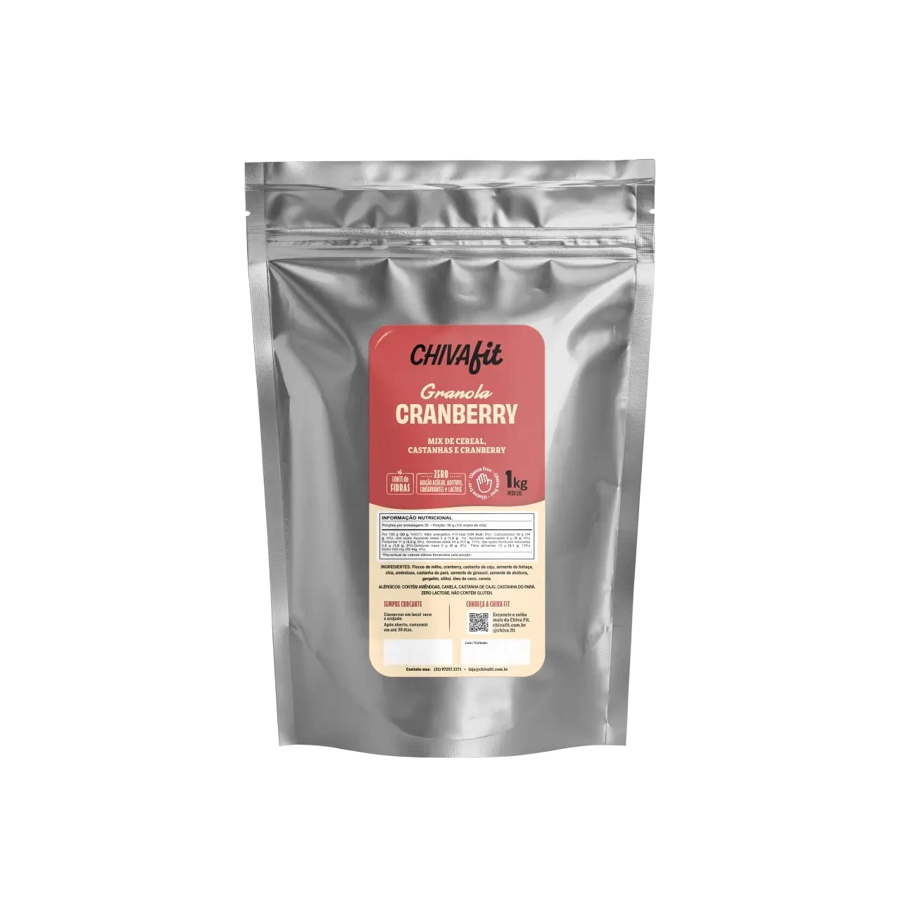Granola Cranberry 1kg Chiva Fit