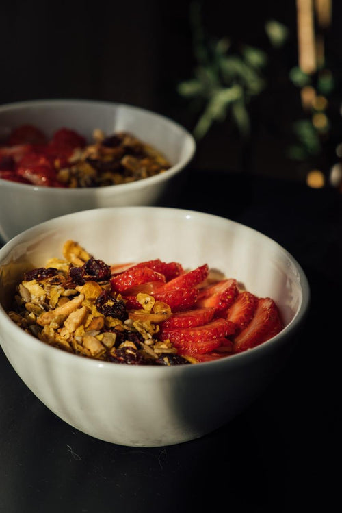 Granola com iogurte